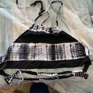 Missguided tie-dye halter top size 4